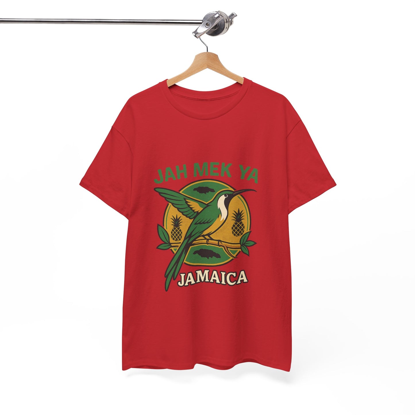Jah Mek Ya Jamaica Bird T‑Shirt — Jamaican Reggae Vibe Tee