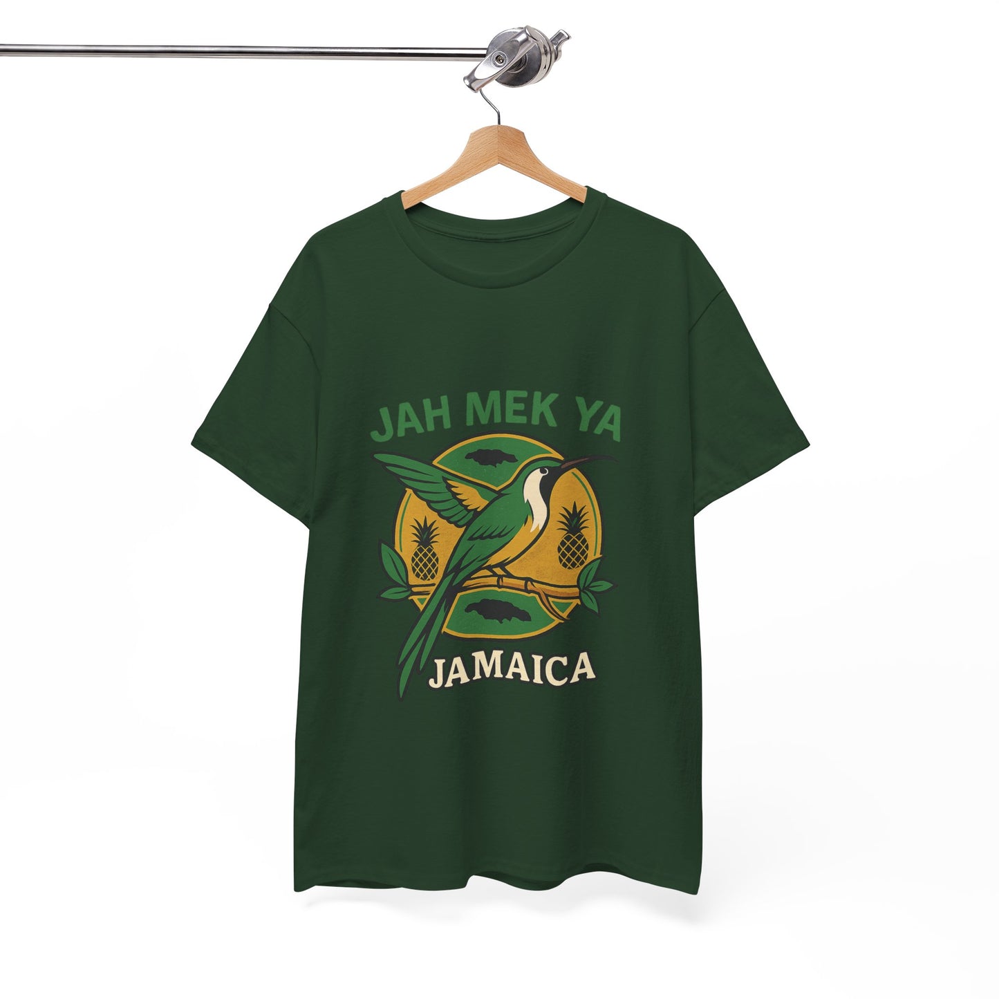 Jah Mek Ya Jamaica Bird T‑Shirt — Jamaican Reggae Vibe Tee