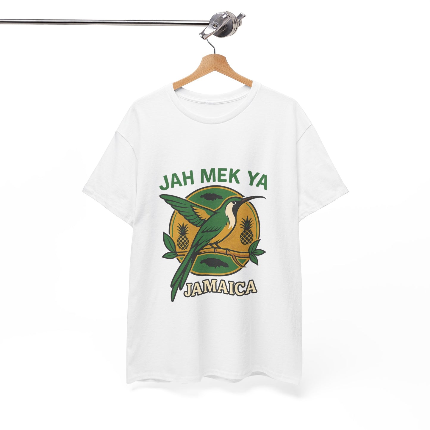 Jah Mek Ya Jamaica Bird T‑Shirt — Jamaican Reggae Vibe Tee