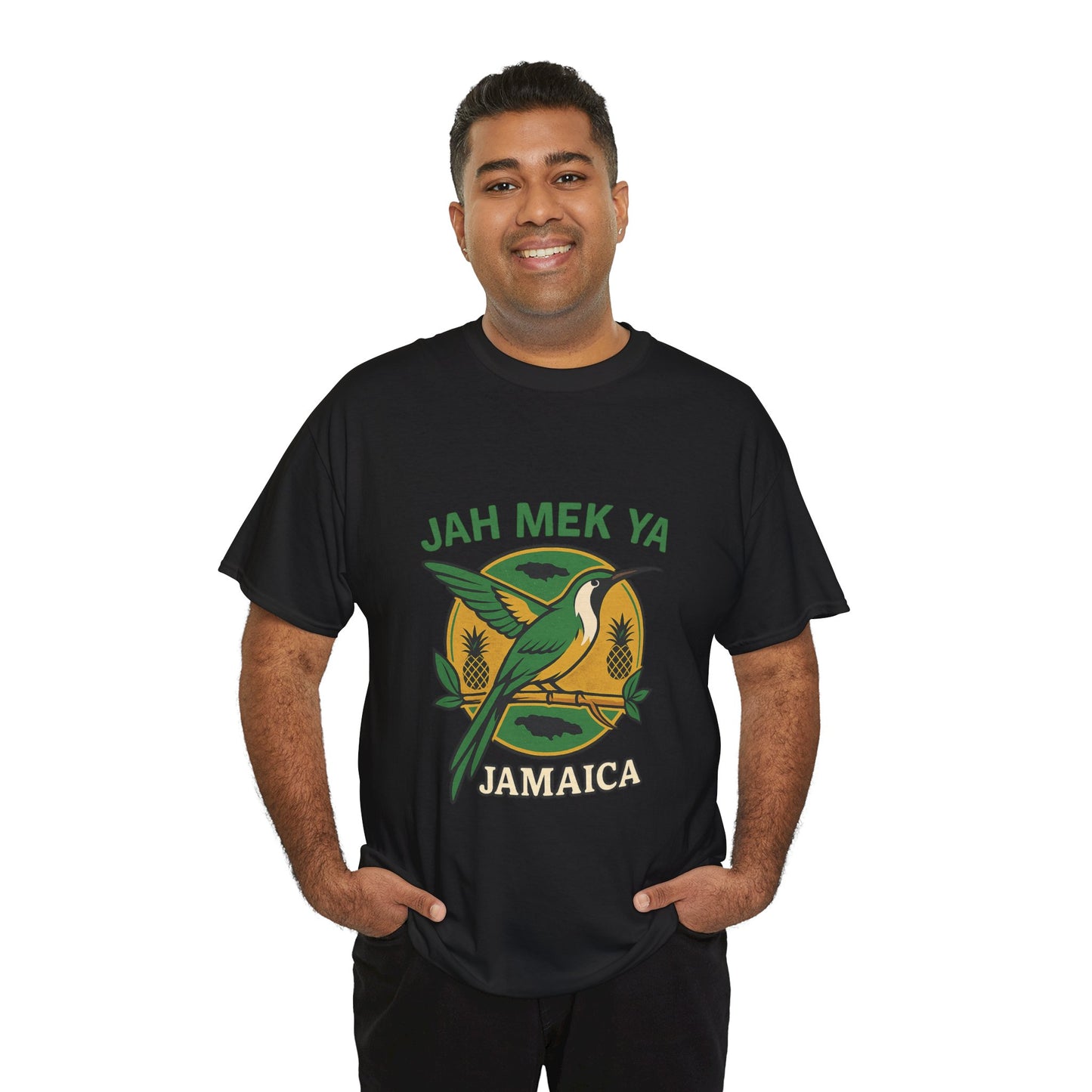 Jah Mek Ya Jamaica Bird T‑Shirt — Jamaican Reggae Vibe Tee