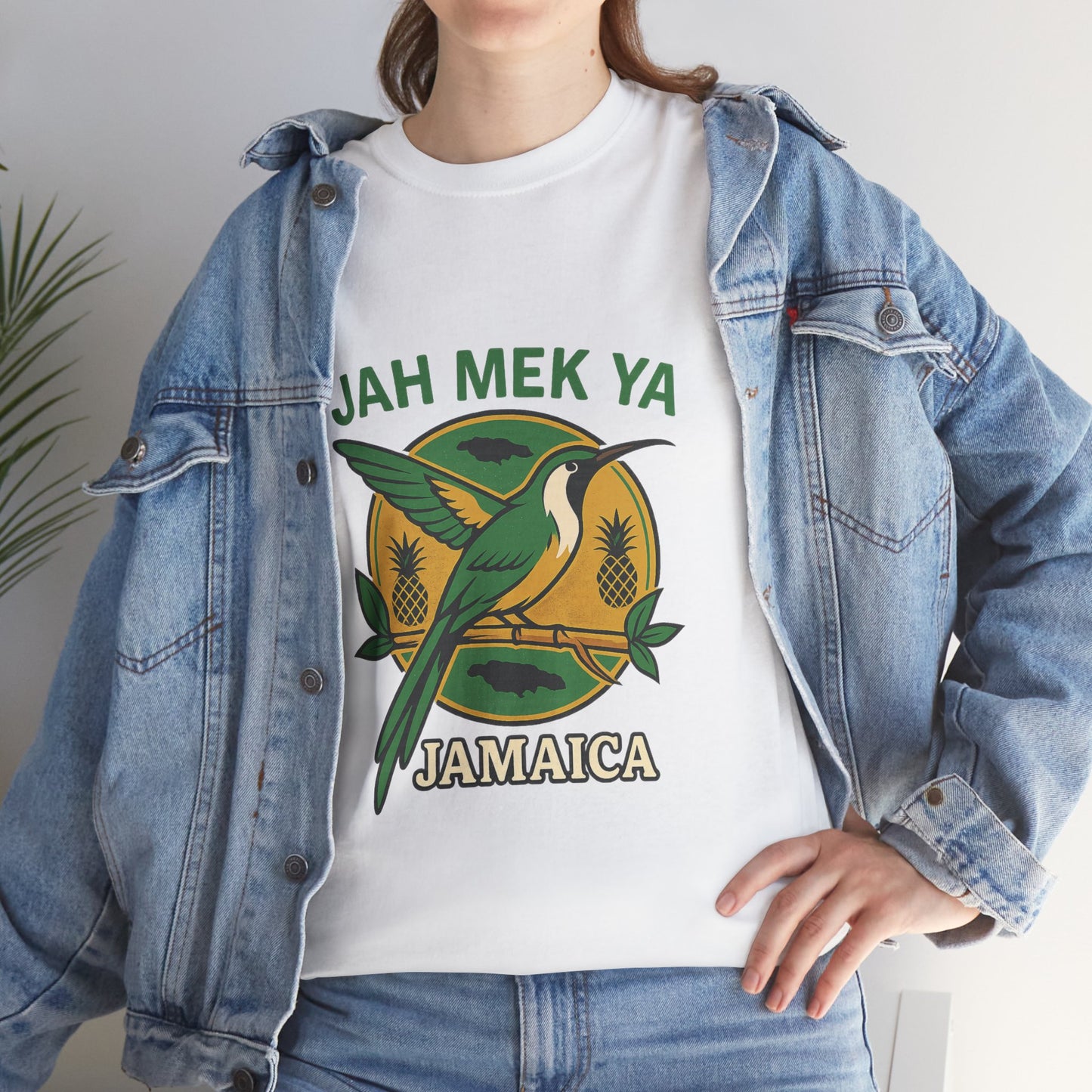 Jah Mek Ya Jamaica Bird T‑Shirt — Jamaican Reggae Vibe Tee