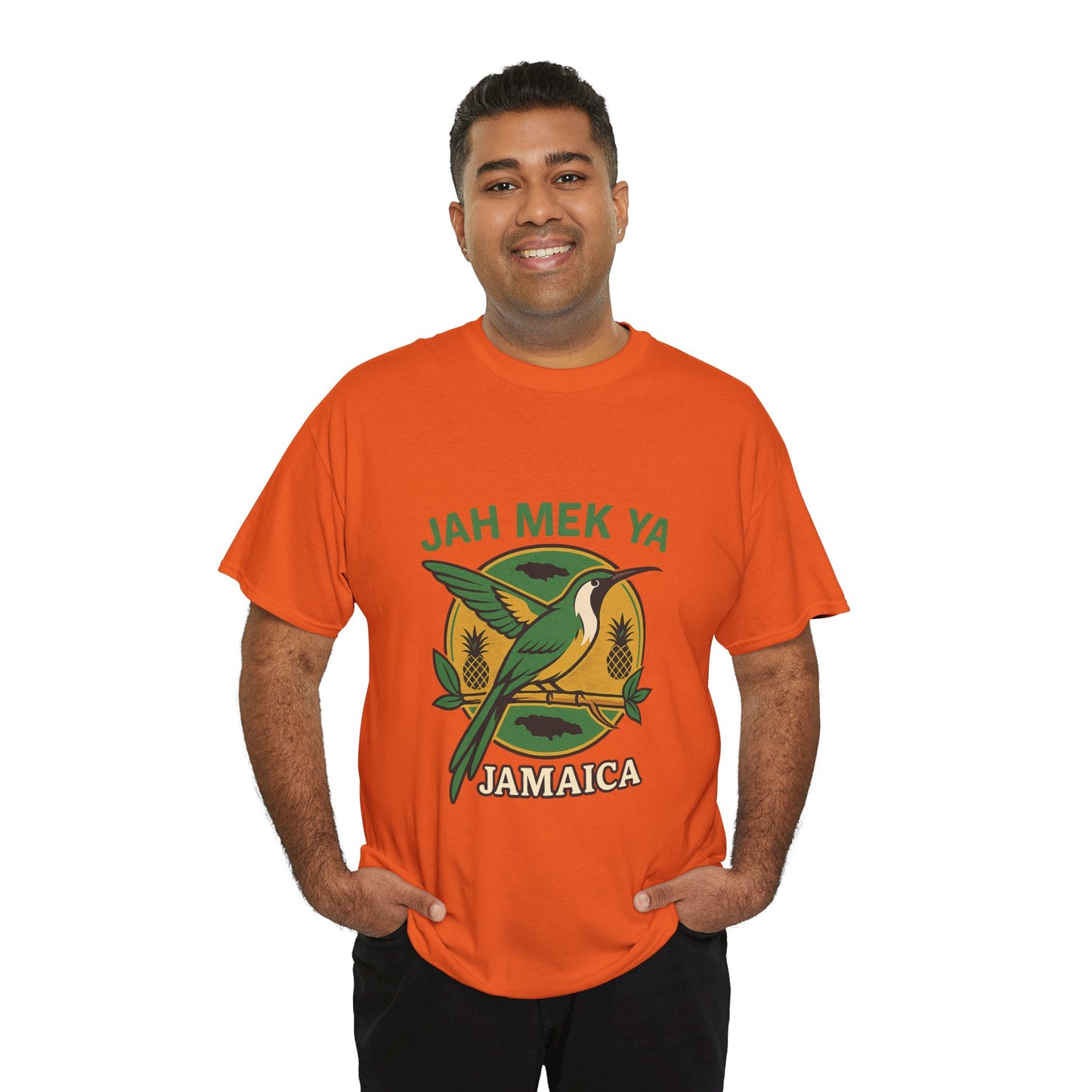Jah Mek Ya Jamaica Bird T‑Shirt — Jamaican Reggae Vibe Tee