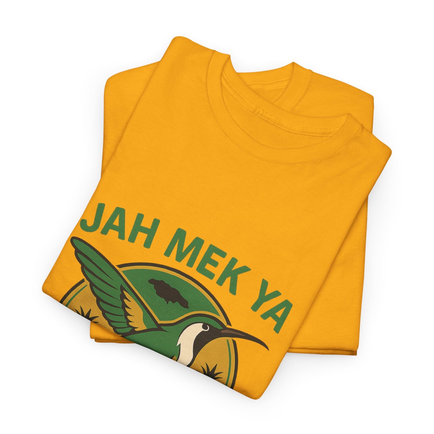 Jah Mek Ya Jamaica Bird T‑Shirt — Jamaican Reggae Vibe Tee