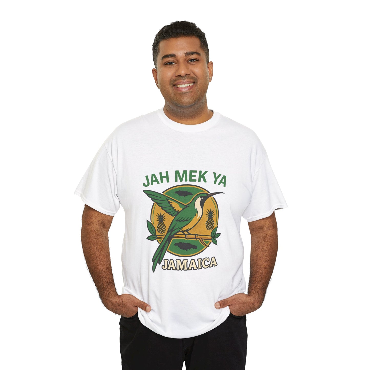 Jah Mek Ya Jamaica Bird T‑Shirt — Jamaican Reggae Vibe Tee