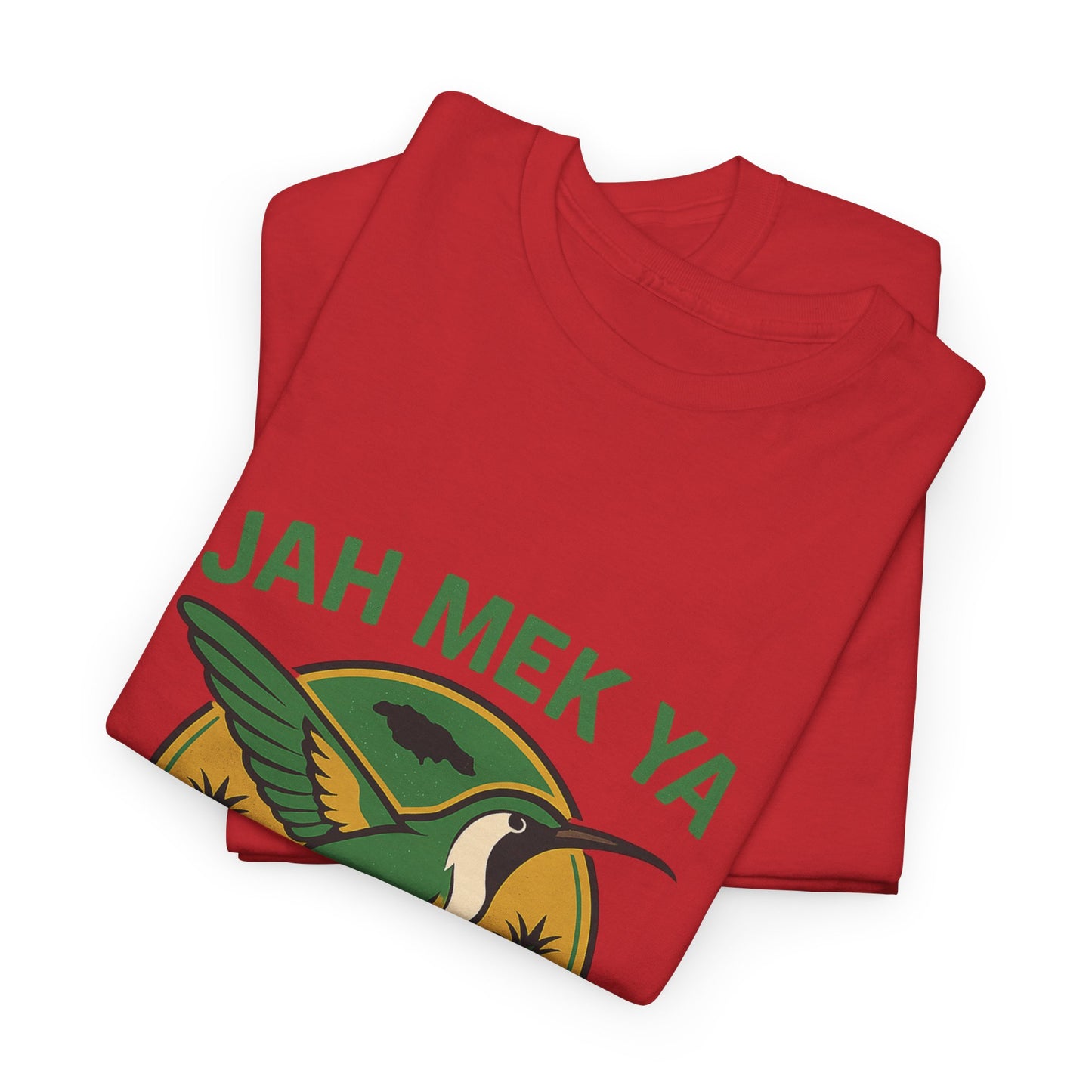 Jah Mek Ya Jamaica Bird T‑Shirt — Jamaican Reggae Vibe Tee