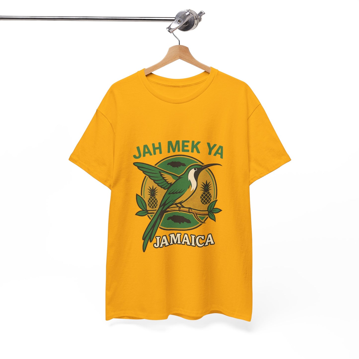 Jah Mek Ya Jamaica Bird T‑Shirt — Jamaican Reggae Vibe Tee