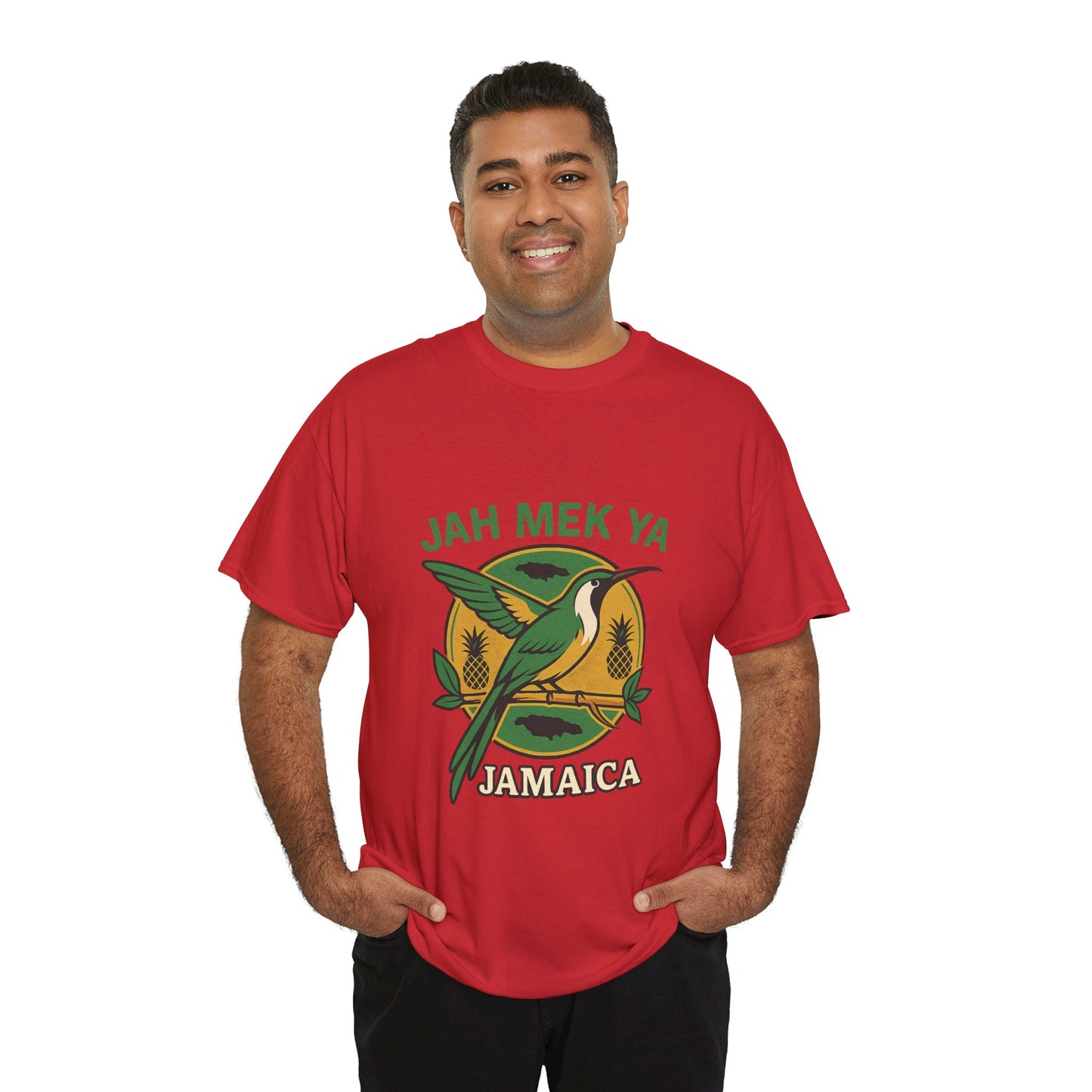 Jah Mek Ya Jamaica Bird T‑Shirt — Jamaican Reggae Vibe Tee