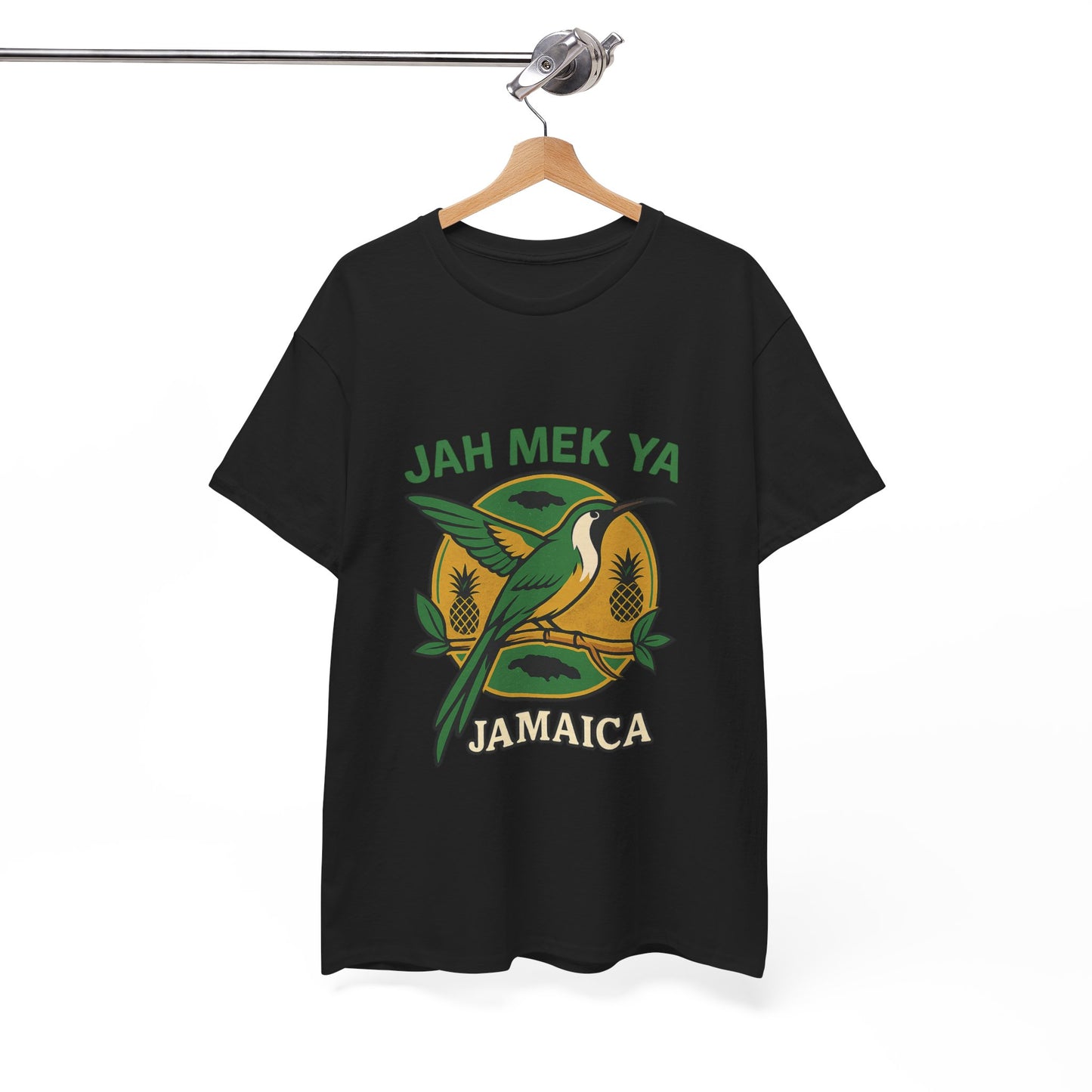 Jah Mek Ya Jamaica Bird T‑Shirt — Jamaican Reggae Vibe Tee