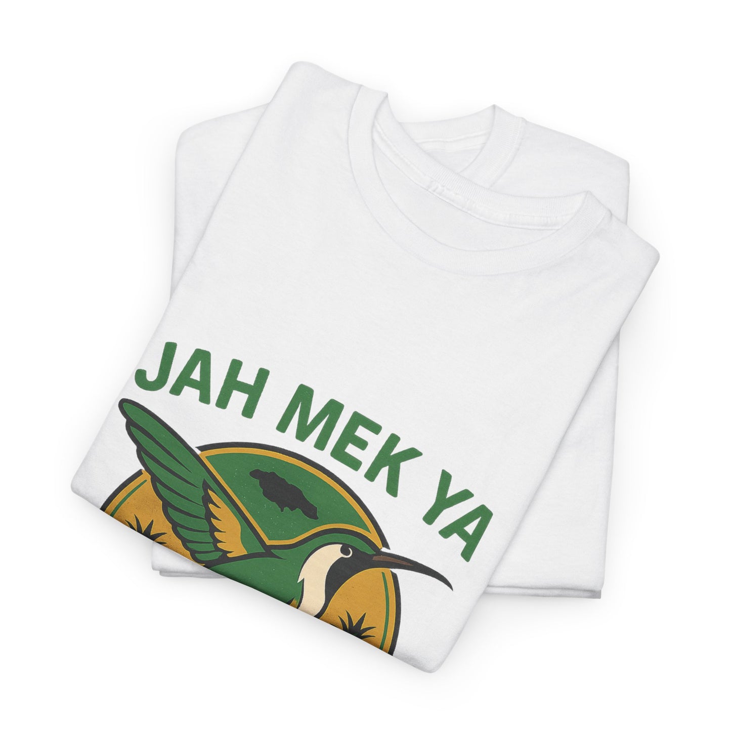 Jah Mek Ya Jamaica Bird T‑Shirt — Jamaican Reggae Vibe Tee