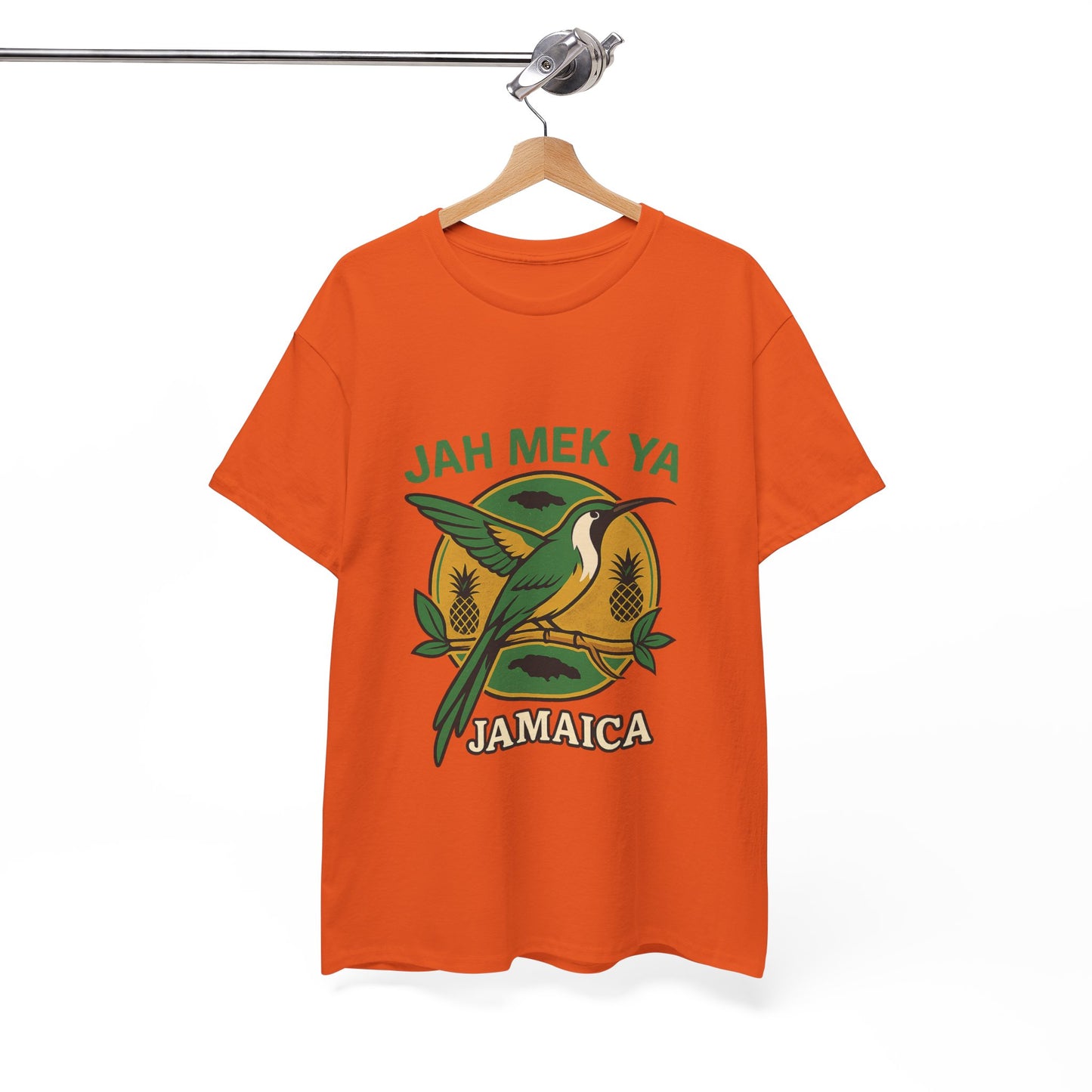 Jah Mek Ya Jamaica Bird T‑Shirt — Jamaican Reggae Vibe Tee